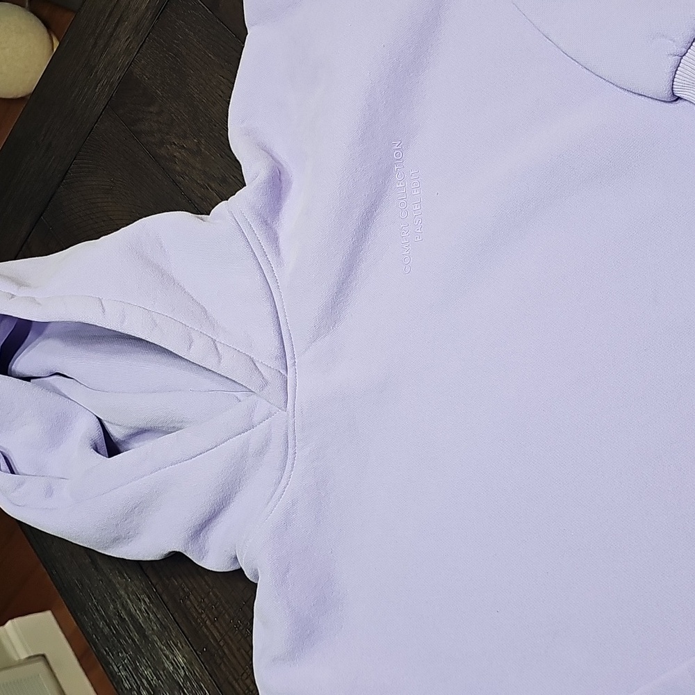 COMFRT Pastel Light Lavender Cozy Sweatshirt and Sweatpants Set - Picture 4 of 6